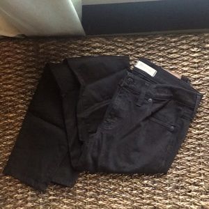 Madewell Skinny Black Jeans in Cardondale Wash
